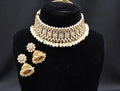 Maharani Gold Pearl Kundan Choker Set - studio view